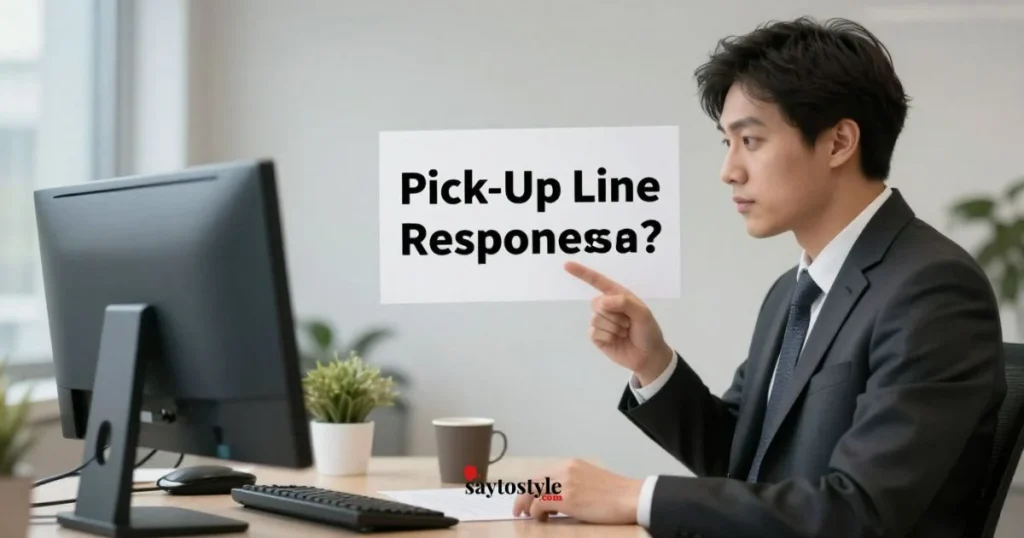 Funny Pick Up Line Responses At Work