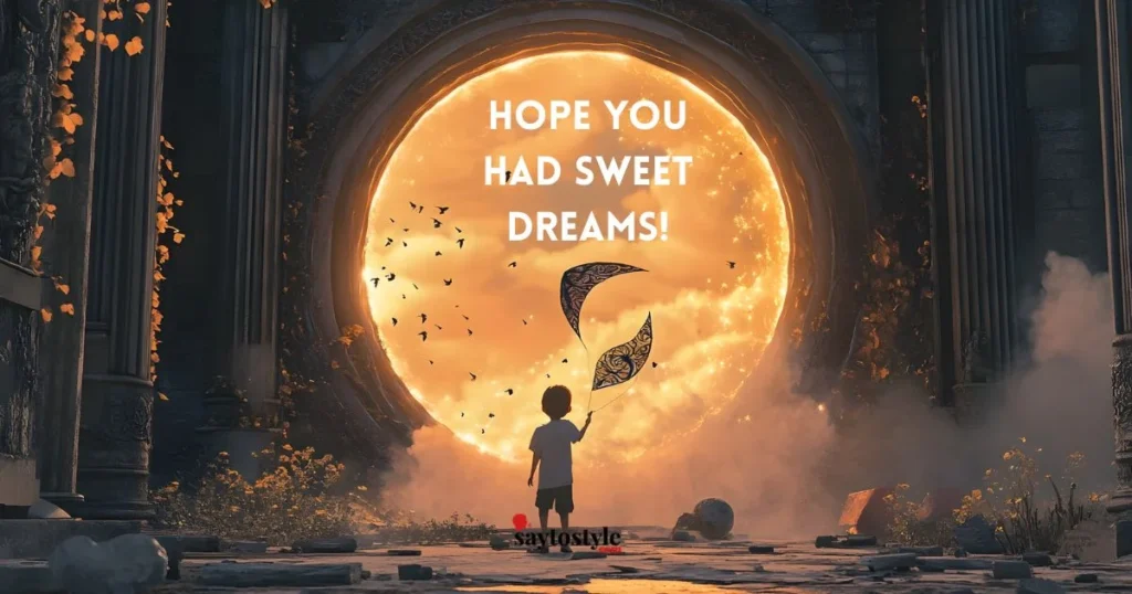 Hope You Had Sweet Dreams