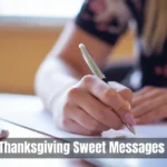 Thanksgiving Sweet Messages