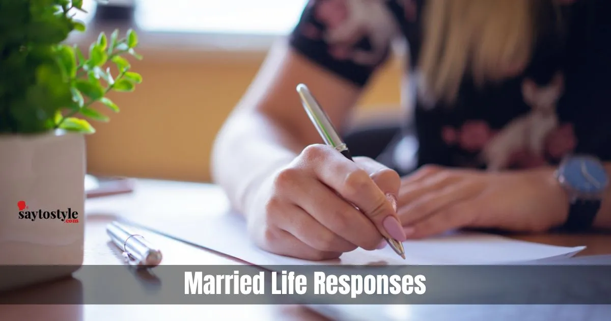 Married Life Responses