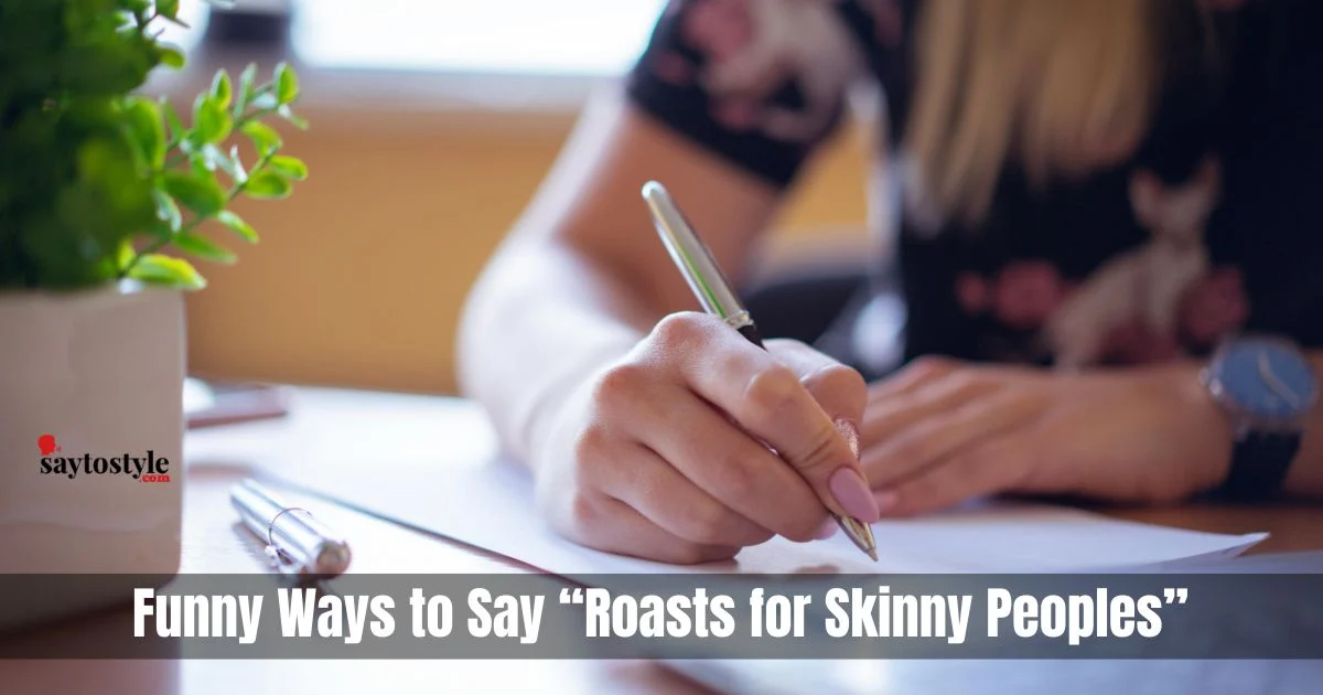 Roasts For Skinny Peoples