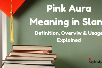Pink Aura Meaning In Slang