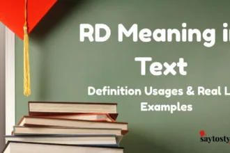 Rd Meaning In Text