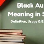 Black Aura Meaning In Slang