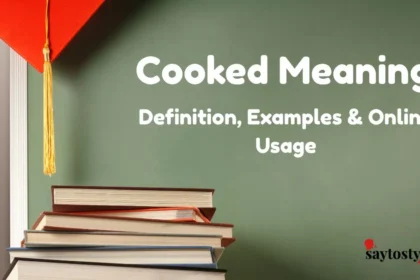 Cooked Meaning