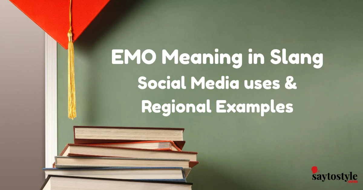 Emo Meaning In Slang