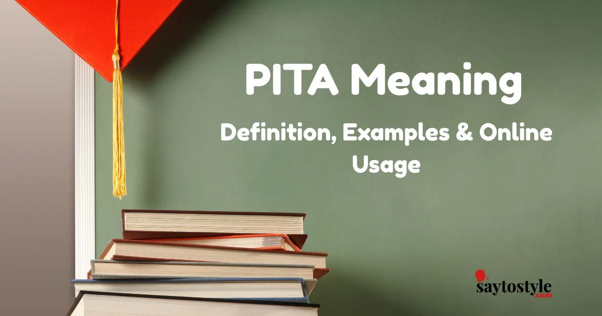 Pita Meaning