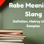 Rabe Meaning