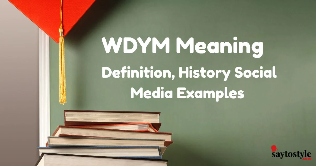 Wdym Meaning