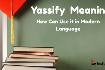 Yassify Meaning
