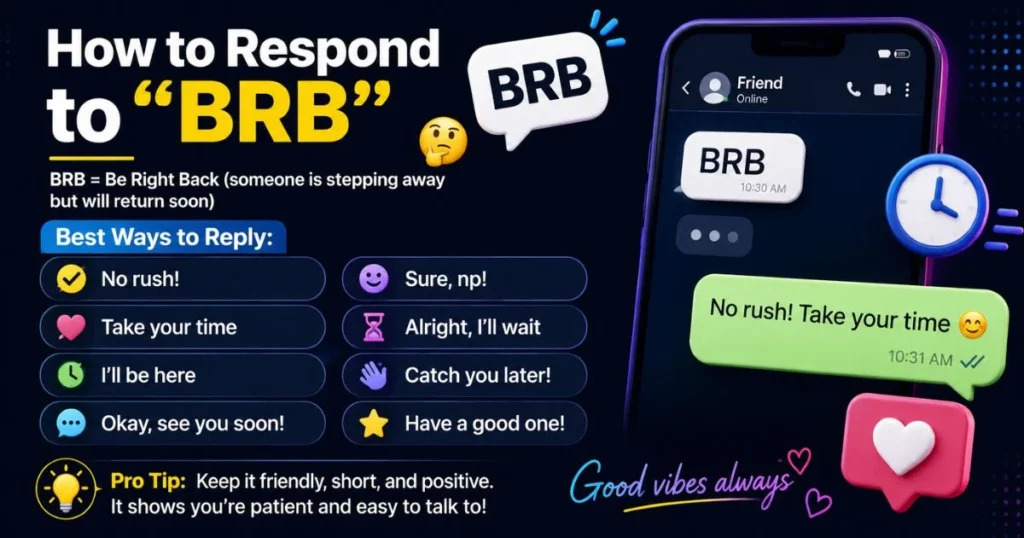 How To Respond To Brb