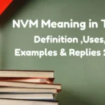 Nvm Meaning In Text