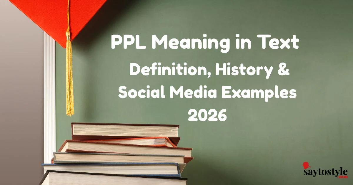 Ppl Meaning In Text