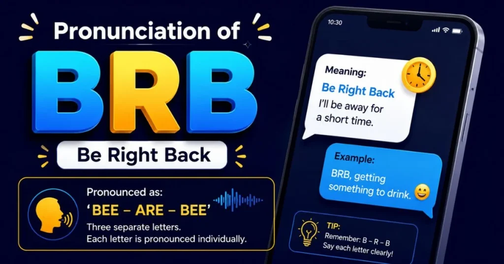 Pronunciation Of Brb