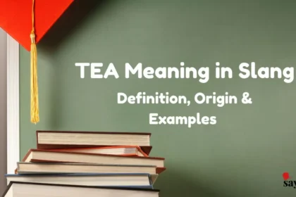 Tea Meaning In Slang
