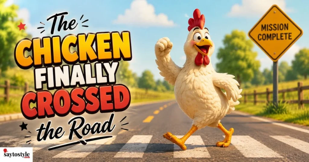 The Chicken Finally Crossed The Road