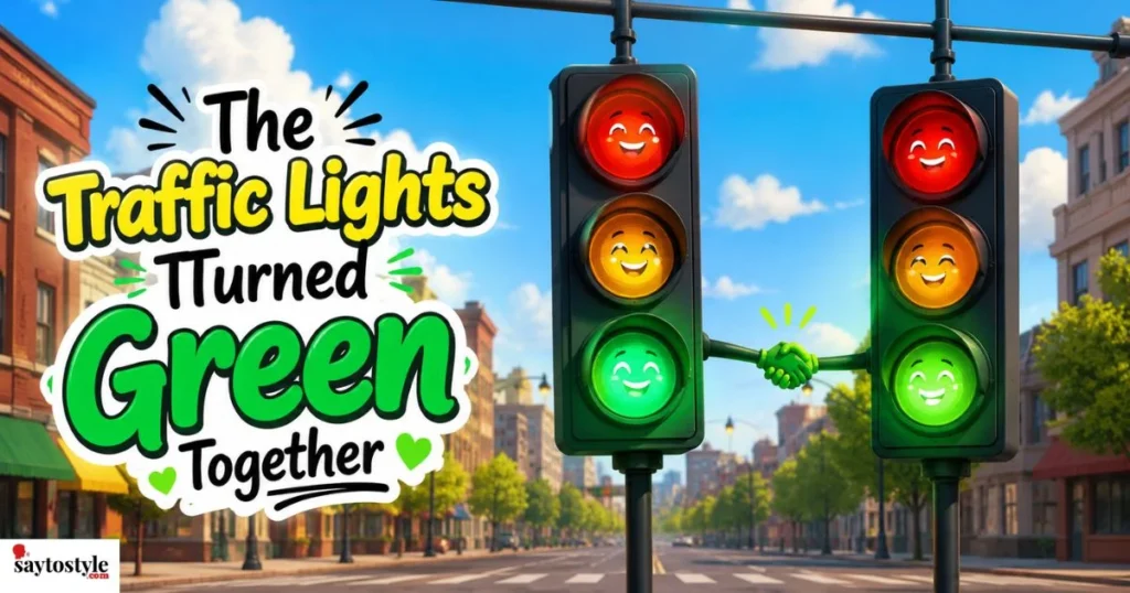 The Traffic Lights Turned Green Together