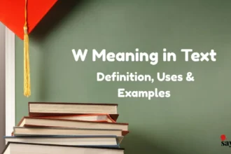W Meaning In Text